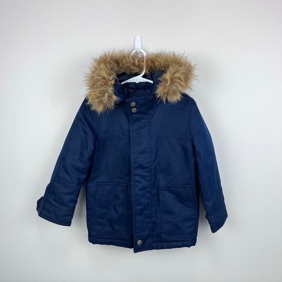 Gap Kids ColdControl Utility Parka Elysian Blue XS 4-5 - Picture 1 of 8